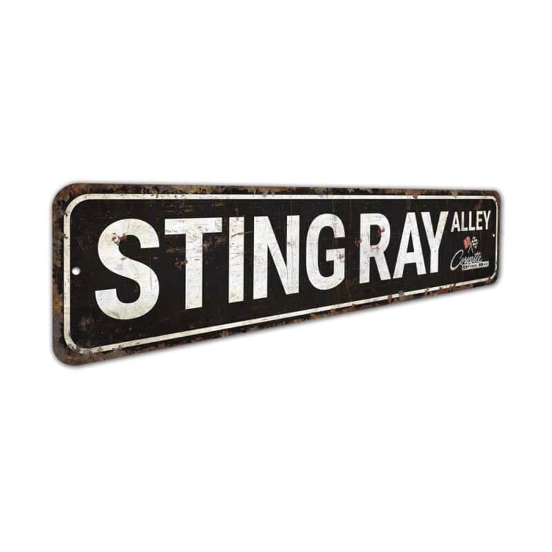 Sting-Ray-Alley-Sign-Premium-Quality-Rustic-Metal-Sign-3