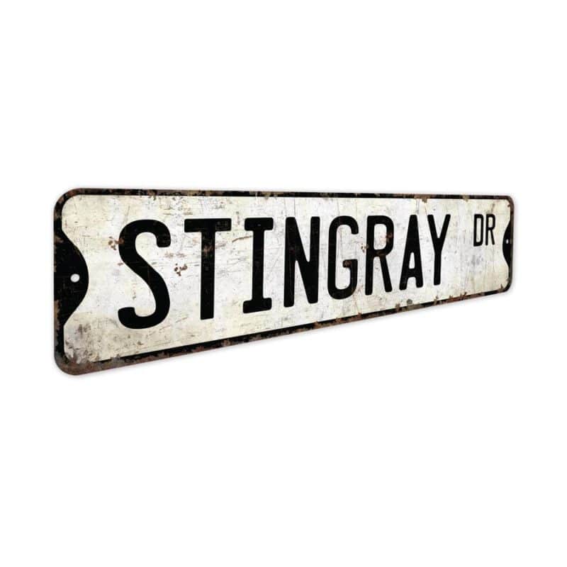 Stingray-Premium-Quality-Rustic-Metal-Sign-3