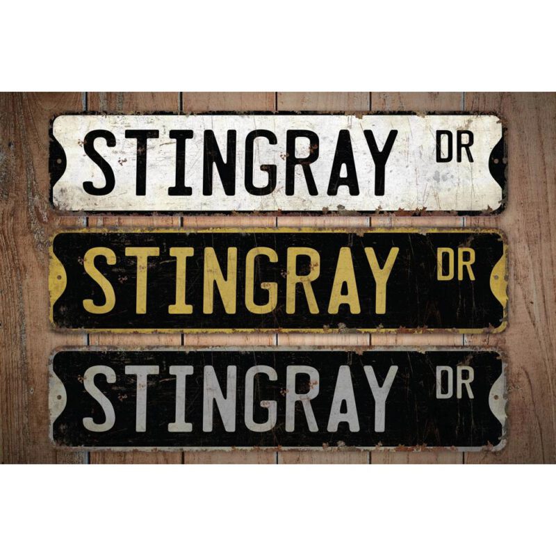 Stingray-Premium-Quality-Rustic-Metal-Sign-Images