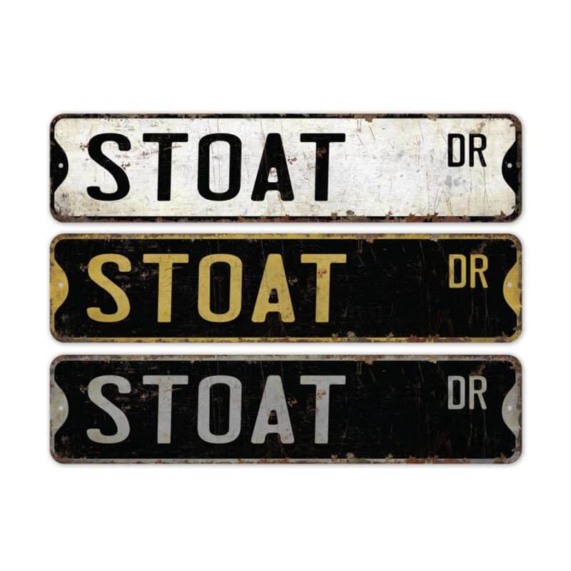 Stoat-Premium-Quality-Rustic-Metal-Sign-2