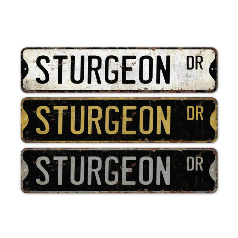 Sturgeon-Premium-Quality-Rustic-Metal-Sign-2