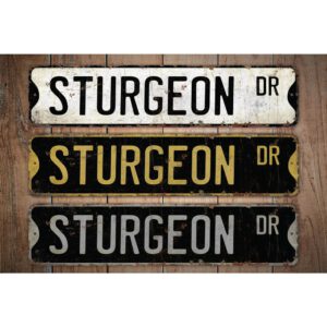 Sturgeon-Premium-Quality-Rustic-Metal-Sign-Images