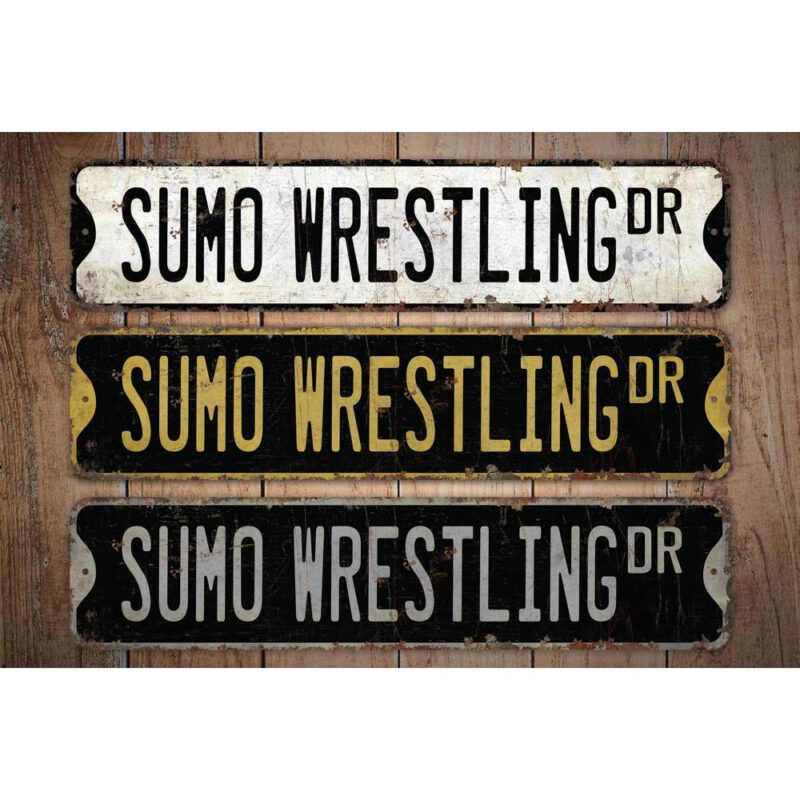 Sumo-Wrestling-Premium-Quality-Rustic-Metal-Sign-Images