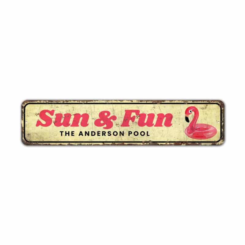 Sun-And-Fun-Sign-Premium-Quality-Rustic-Metal-Sign-2