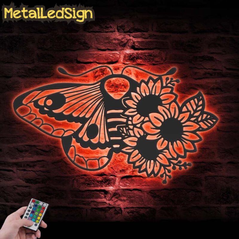 SunFlower-Moth-Butterfly-Metal-Wall-Art-with-LED-Light-5.jpg