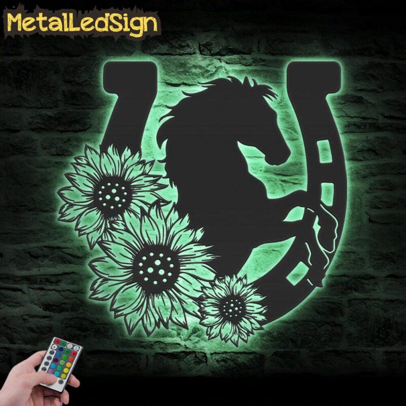 Sunflower-Horseshoe-Metal-Wall-Art-LED-Light-7.jpg