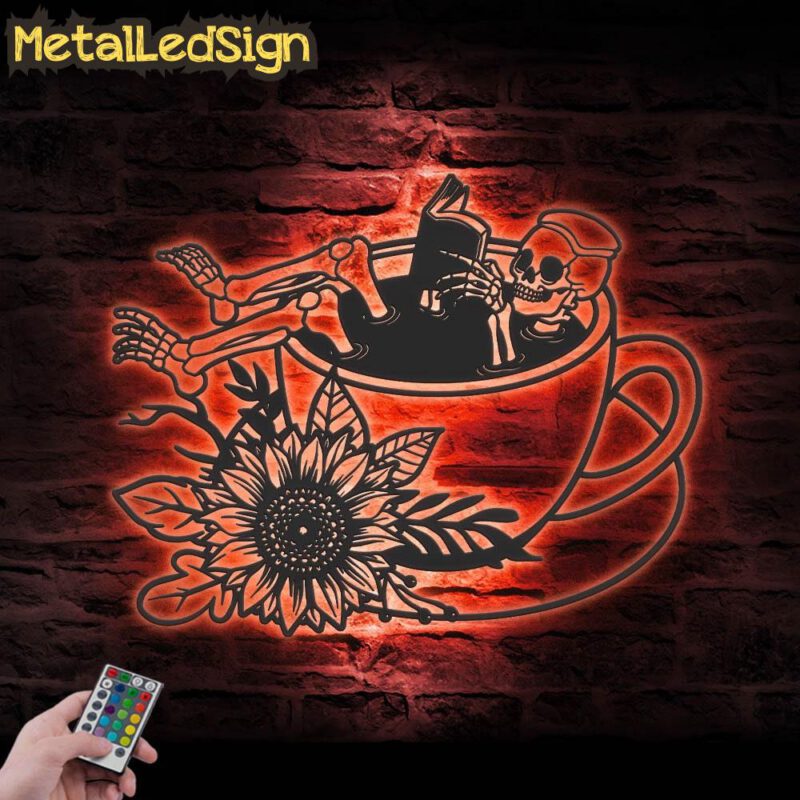 Sunflower-Skeleton-Coffee-Book-Reading-Metal-Wall-Art-LED-Light-7.jpg