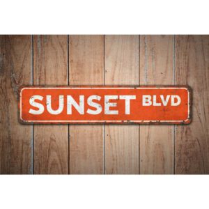 Sunset-Boulevard-Sign-Premium-Quality-Rustic-Metal-Sign-Images