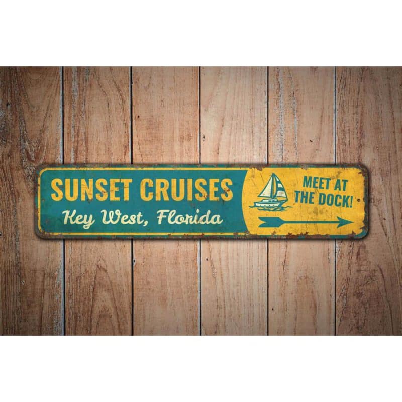 Sunset-Cruises-Sign-Premium-Quality-Rustic-Metal-Sign-Images