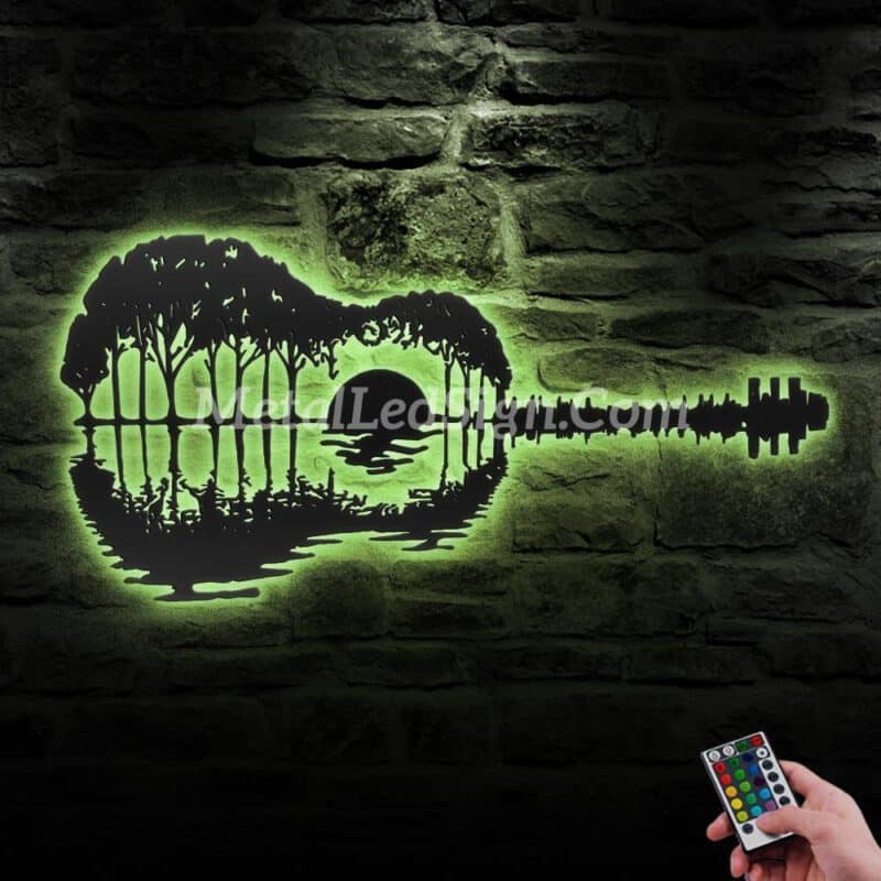 Sunset-Guitar-Player-Metal-Wall-Art-Led-Light-3-1