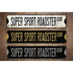 Super-Sport-Roadster-Premium-Quality-Rustic-Metal-Sign-Images