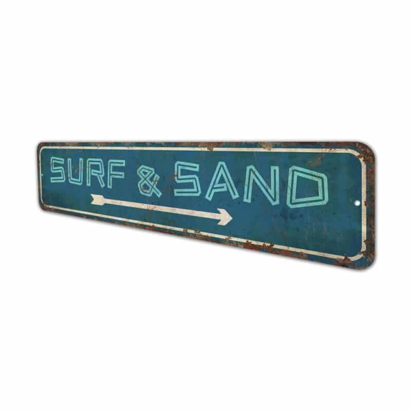 Surf-And-Sand-Sign-Premium-Quality-Rustic-Metal-Sign-4