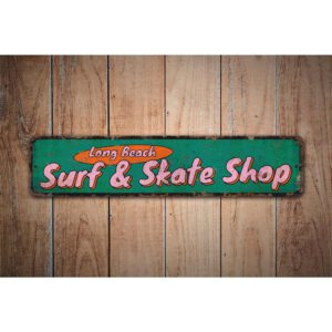 Surf-And-Skate-Sign-Premium-Quality-Rustic-Metal-Sign-Images