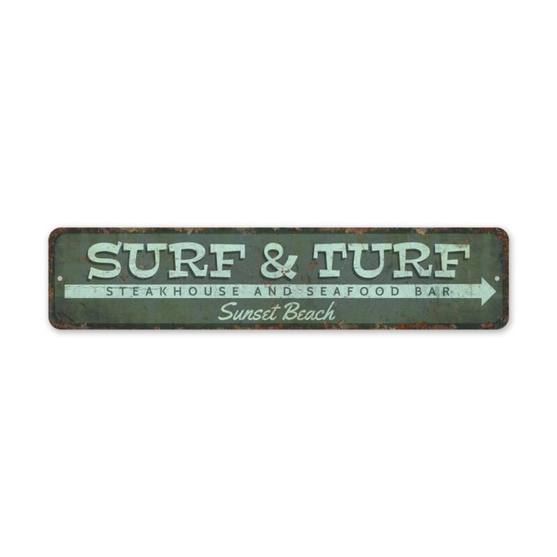 Surf-And-Turf-Sign-Premium-Quality-Rustic-Metal-Sign-2