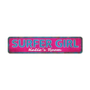 Surfer-Girl-Sign-Premium-Quality-Rustic-Metal-Sign-2