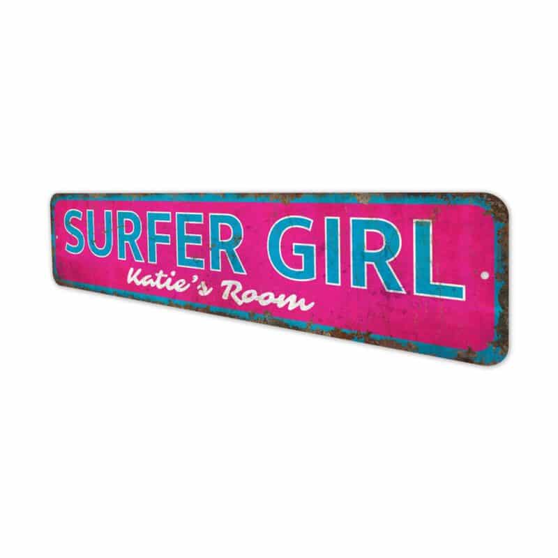 Surfer-Girl-Sign-Premium-Quality-Rustic-Metal-Sign-4