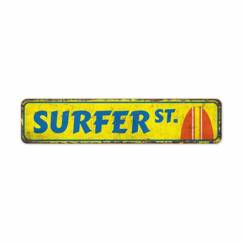 Surfer-Street-Sign-Premium-Quality-Rustic-Metal-Sign-2-1