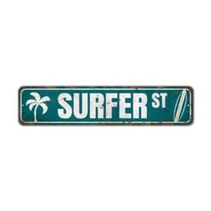 Surfer-Street-Sign-Premium-Quality-Rustic-Metal-Sign-2