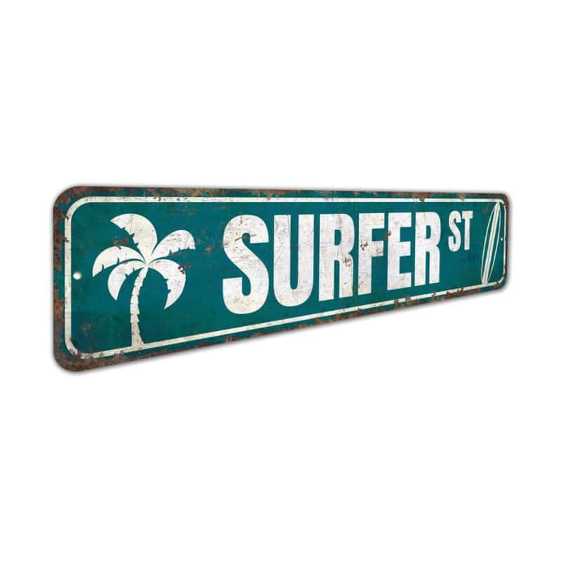 Surfer-Street-Sign-Premium-Quality-Rustic-Metal-Sign-3