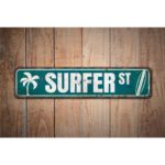 Surfer-Street-Sign-Premium-Quality-Rustic-Metal-Sign-Images