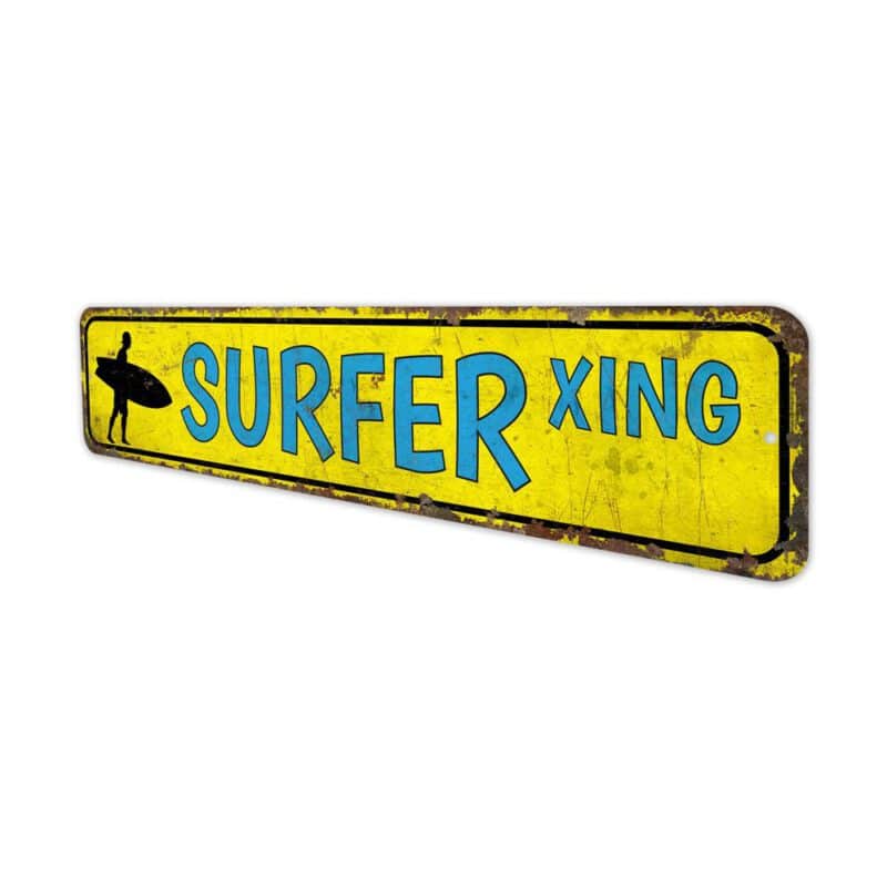 Surfer-Xing-Sign-Premium-Quality-Rustic-Metal-Sign-4