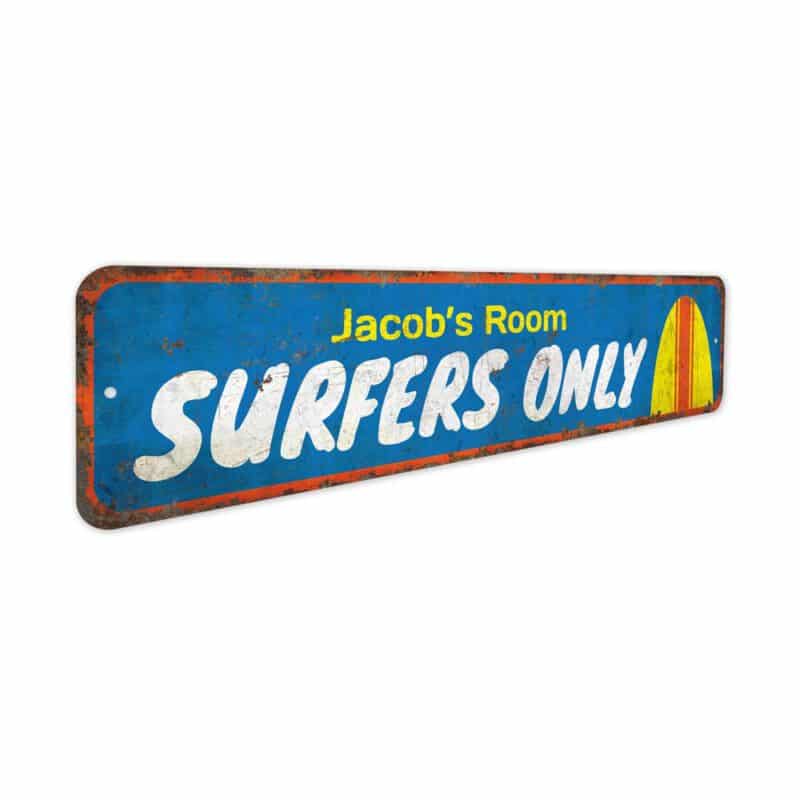 Surfers-Only-Room-Sign-Premium-Quality-Rustic-Metal-Sign-3