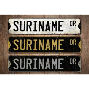 Suriname-Premium-Quality-Rustic-Metal-Sign-Images