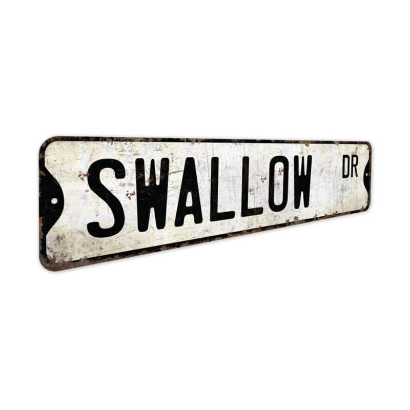 Swallow-Premium-Quality-Rustic-Metal-Sign-3