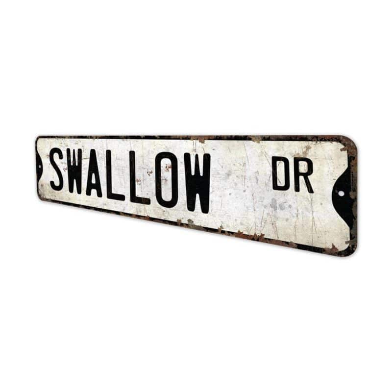 Swallow-Premium-Quality-Rustic-Metal-Sign-4