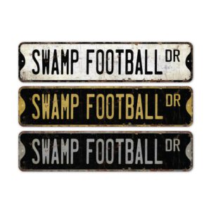 Swamp-Football-Premium-Quality-Rustic-Metal-Sign-2