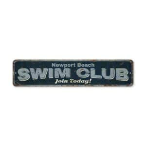 Swim-Club-Sign-Premium-Quality-Rustic-Metal-Sign-2