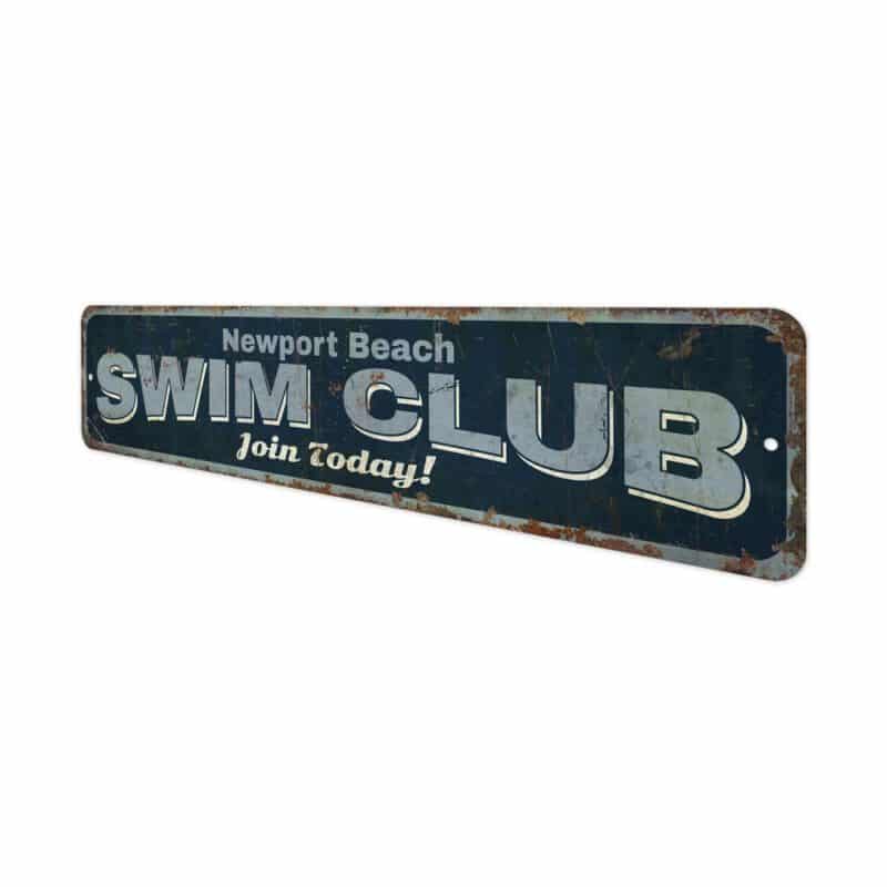 Swim-Club-Sign-Premium-Quality-Rustic-Metal-Sign-4