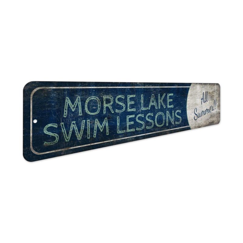 Swim-Lesson-Sign-Premium-Quality-Rustic-Metal-Sign-3