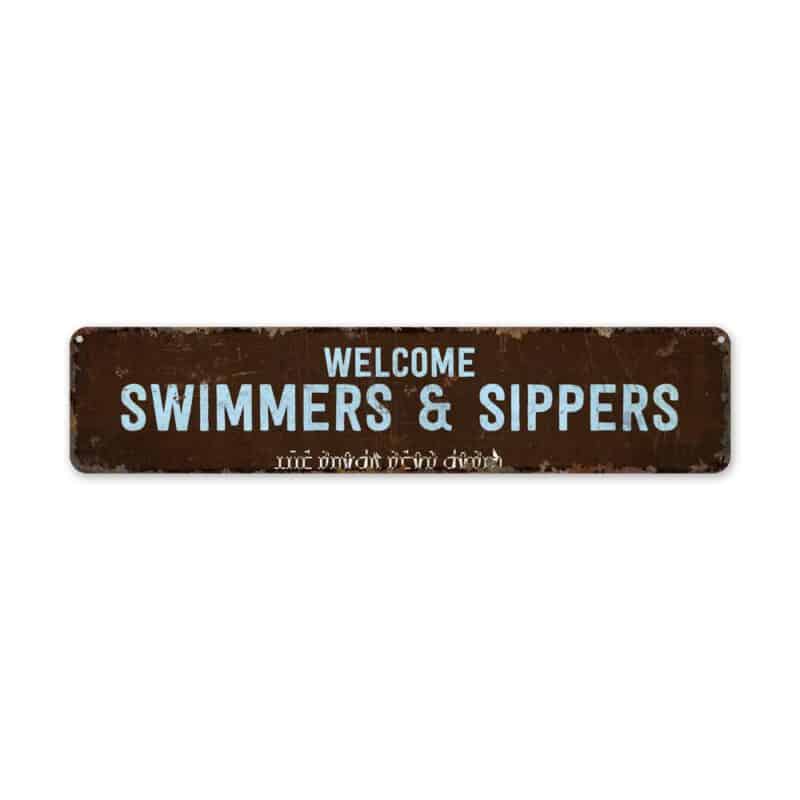 Swimmers-Sippers-Premium-Quality-Rustic-Metal-Sign-2