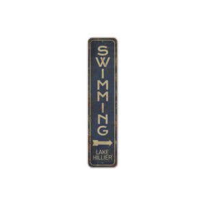 Swimming-Sign-Premium-Quality-Rustic-Metal-Sign-2