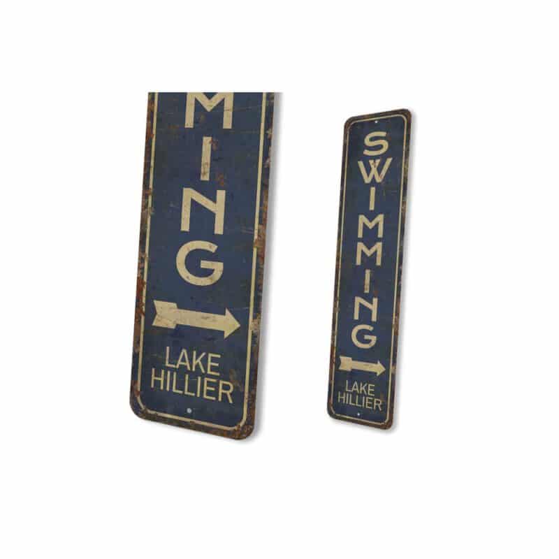 Swimming-Sign-Premium-Quality-Rustic-Metal-Sign-4