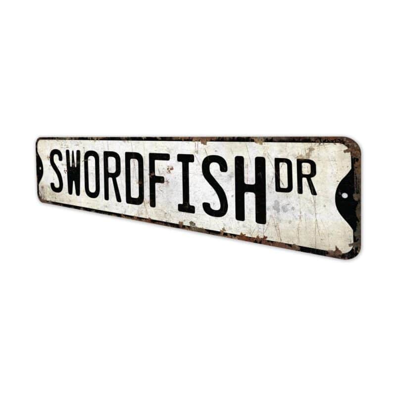 Swordfish-Premium-Quality-Rustic-Metal-Sign-4