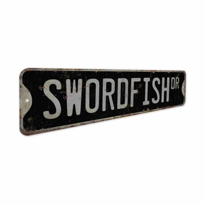 Swordfish-Premium-Quality-Rustic-Metal-Sign-7