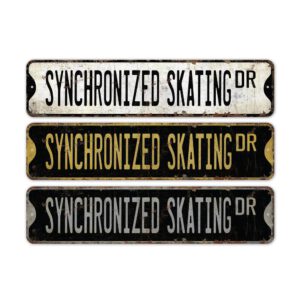 Synchronized-Skating-Premium-Quality-Rustic-Metal-Sign-2