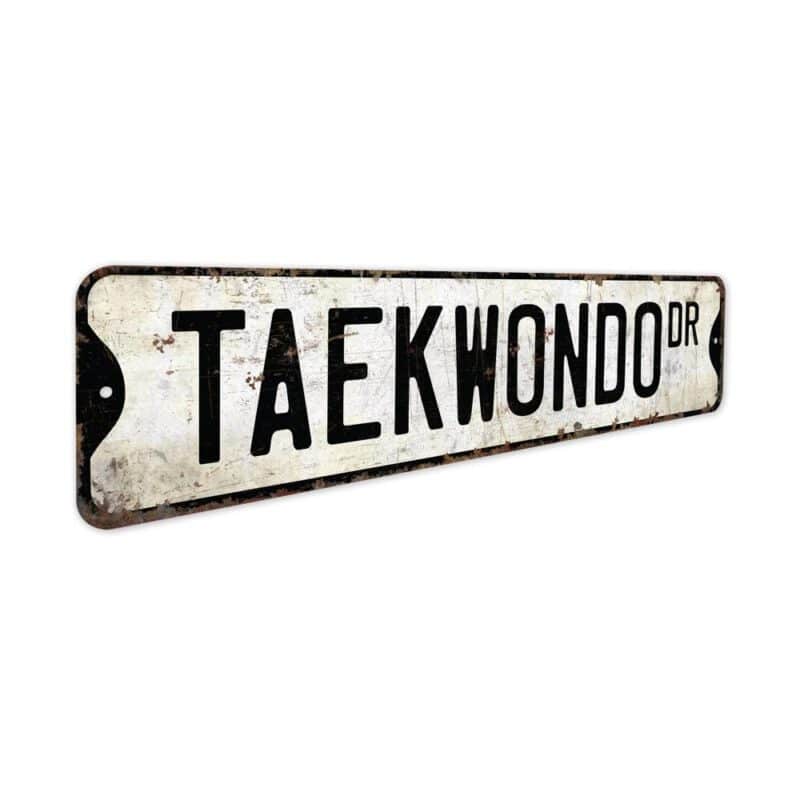 Taekwondo-Sign-Premium-Quality-Rustic-Metal-Sign-3