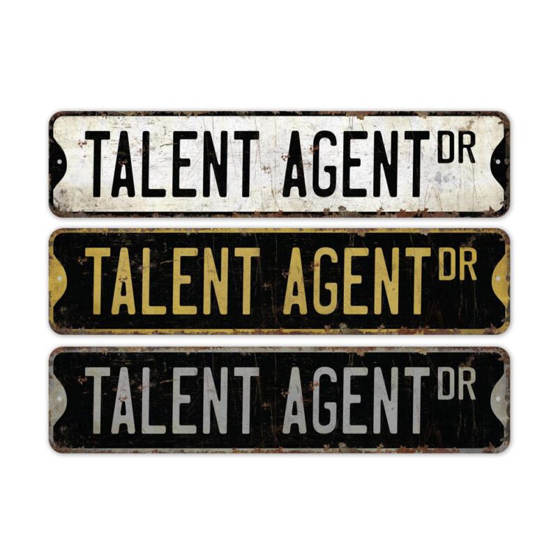 Talent-Agent-Premium-Quality-Rustic-Metal-Sign-2