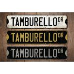 Tamburello-Premium-Quality-Rustic-Metal-Sign-Images