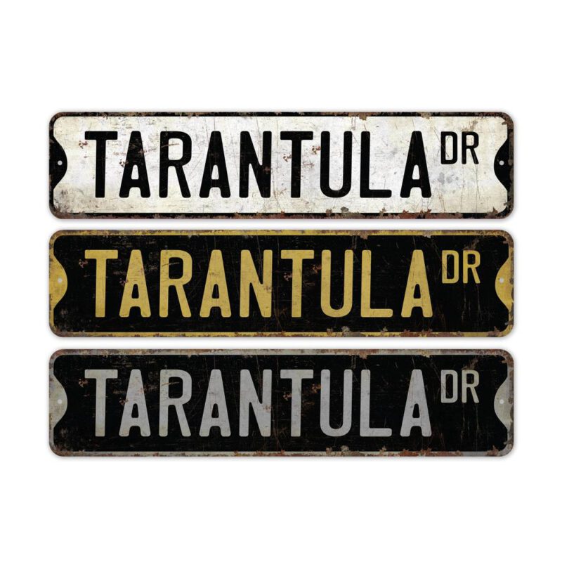 Tarantula-Premium-Quality-Rustic-Metal-Sign-2