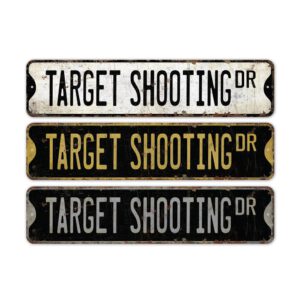 Target-Shooting-Premium-Quality-Rustic-Metal-Sign-2