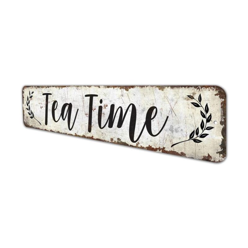 Tea-Time-Sign-Premium-Quality-Rustic-Metal-Sign-4