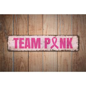 Team-Pink-Sign-Premium-Quality-Rustic-Metal-Sign-Images