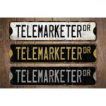 Telemarketer-Premium-Quality-Rustic-Metal-Sign-Images