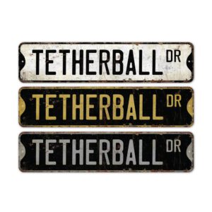 Tetherball-Premium-Quality-Rustic-Metal-Sign-2