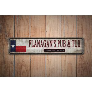 Texas-Flag-Pub-Sign-Premium-Quality-Rustic-Metal-Sign-Images