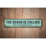 The-Beach-Is-Calling-Premium-Quality-Rustic-Metal-Sign-Images